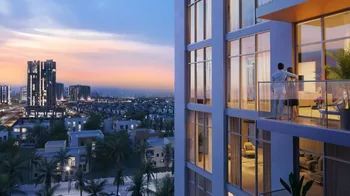 V1STARA House 2 evening balcony city view