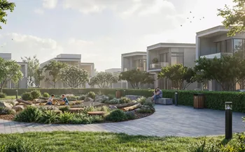 The Brooks Sobha Sanctuary shaded park walkway scene